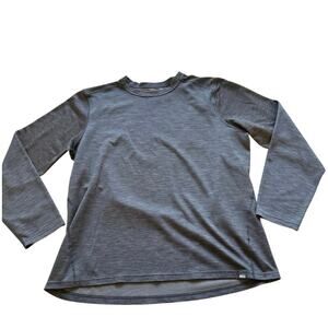 REI Co-op Men's Gray 100% Polyester Long Sleeve Shirt Size Large